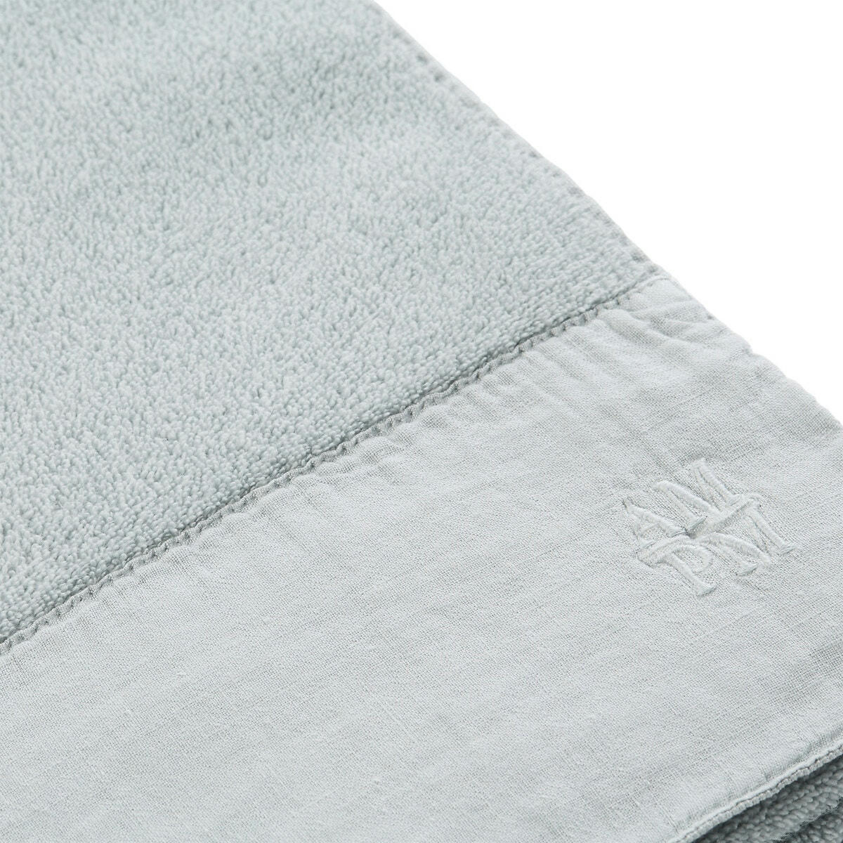 Lot de 2 serviettes de toilette coton bio, Helmae