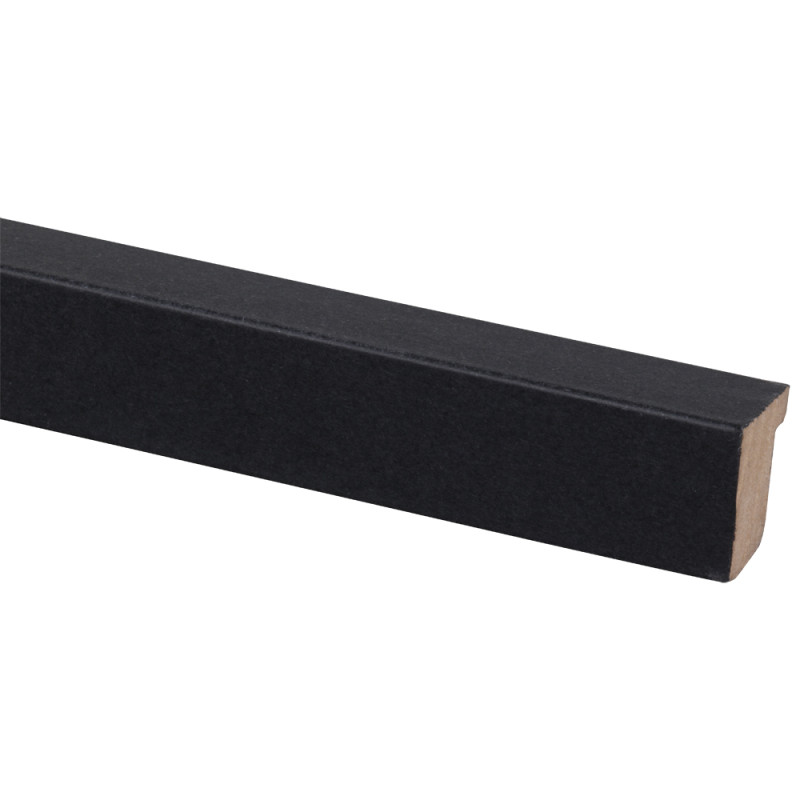 Profilé de finition Decowall Acoustic noir 260 x 2,2 x 1,8 cm CANDO