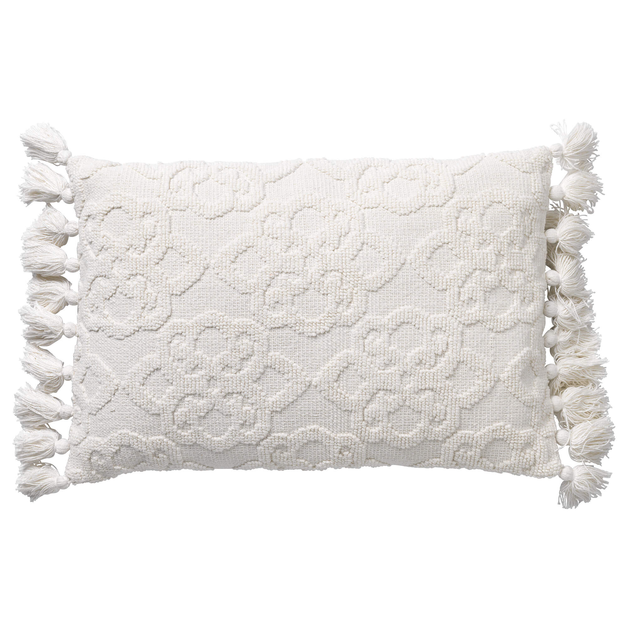 APHRODITE | sierkussen 40x60 cm | Snow White | wit | Hoii | met duurzame kussenvulling