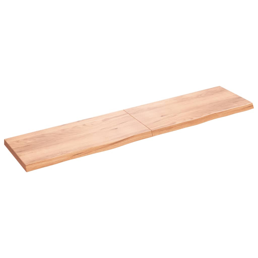 VidaXL Półka brązowa 220x50x(2-6) cm lakierowane