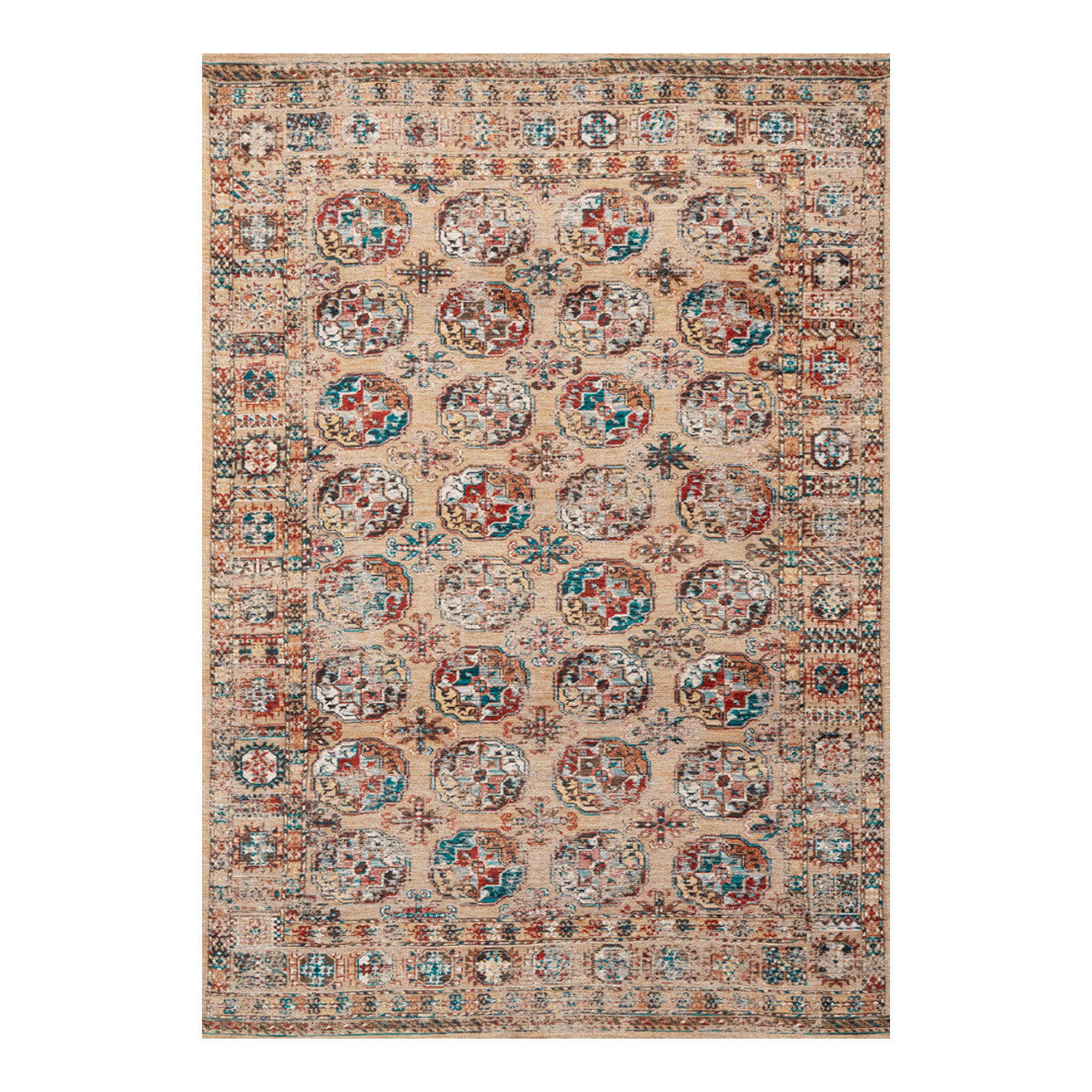 Louis De Poortere vloerkleed Djamboul - bruin - 170x240cm