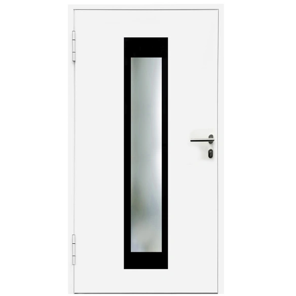 Aluminium-Haustür »Marte«, stahlblau