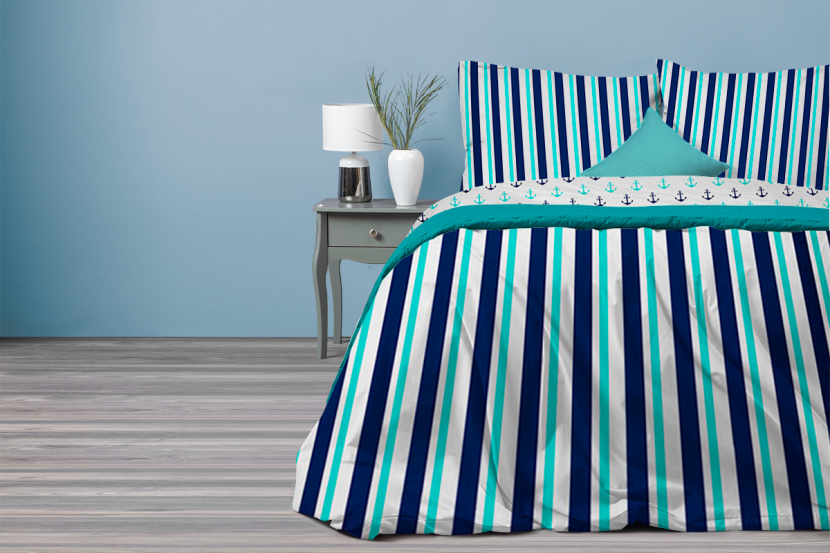 KONSIMO ANCORA Komplet pościeli 100% bawełna 140x200 cm