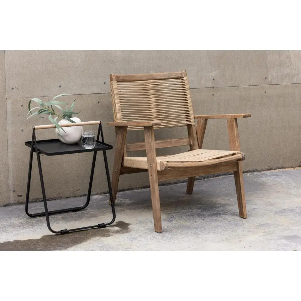 Svea - Esm&eacute;e outdoor loungestoel - acaciahout - naturel