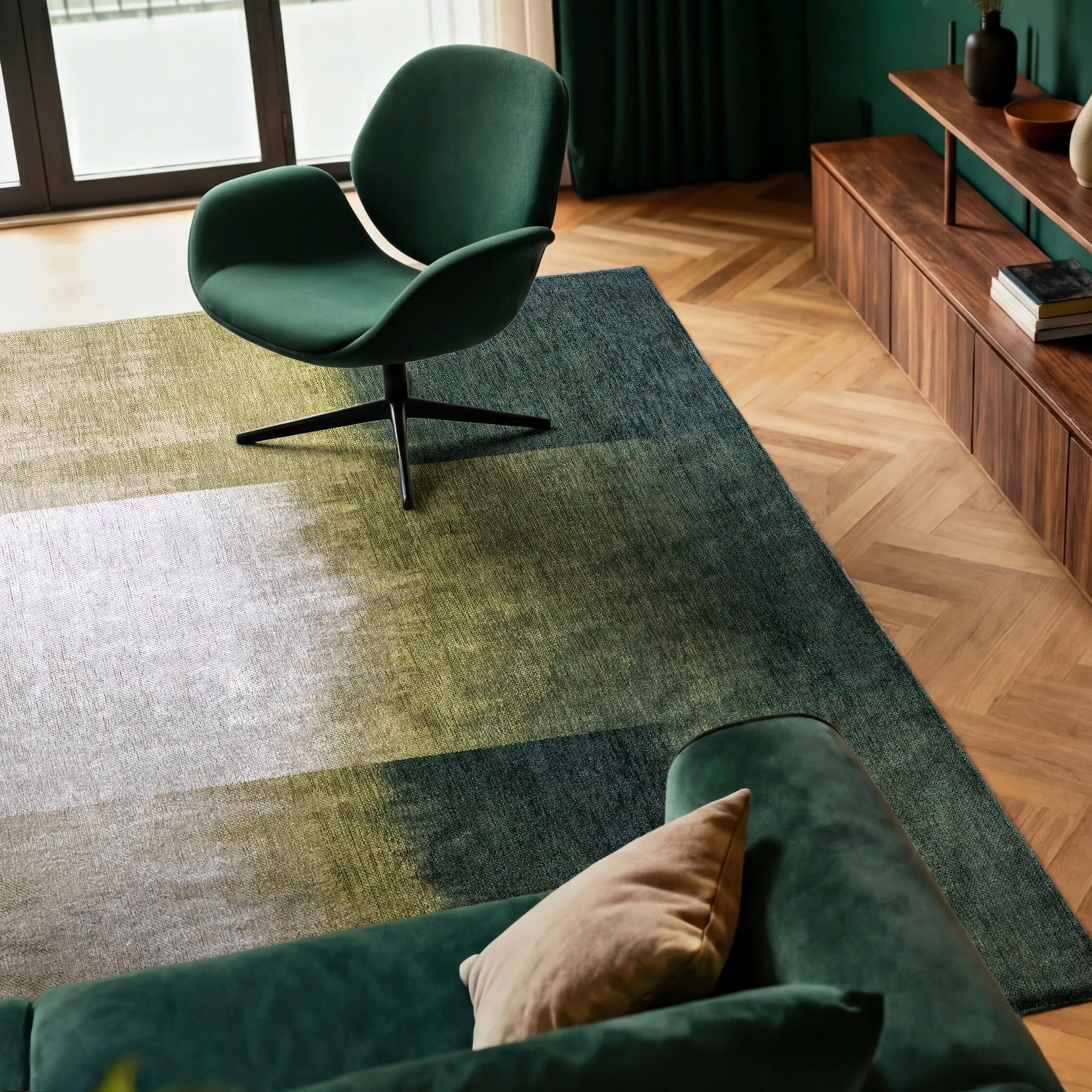 Louis de Poortere Sendai Vloerkleed 280 x 390 cm - Forest Mood