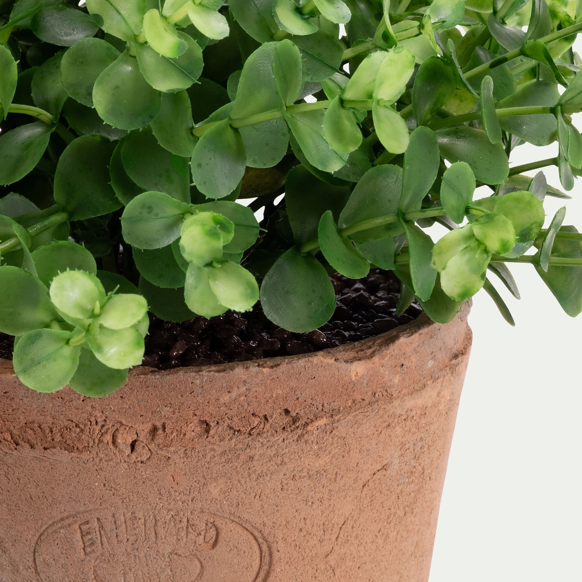 MAUNE - Eucalyptus artificiel en pot H45cm - vert