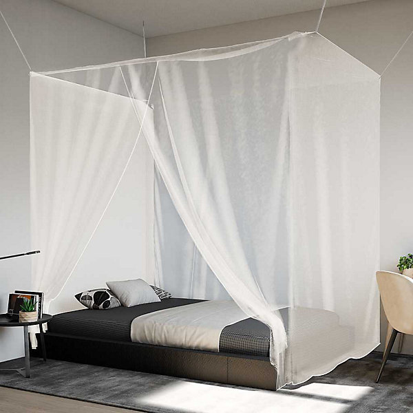 Moustiquaire suspendue 156 maille blanc 220x150x180 cm vidaXL