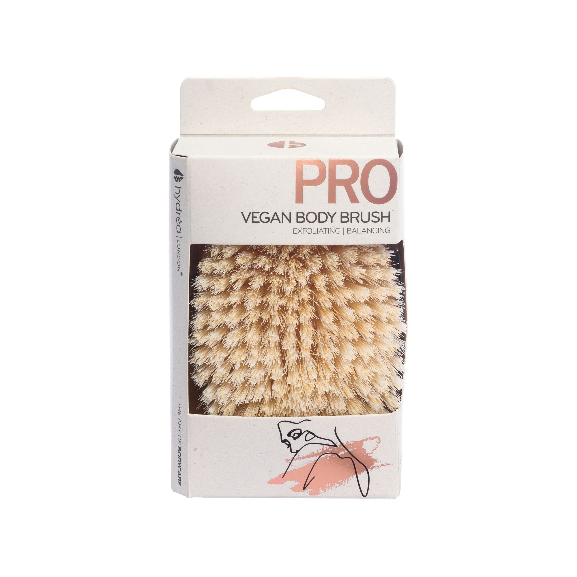 Hydrea London Pro Balancing Body Brush with Vegan Combination Bristle