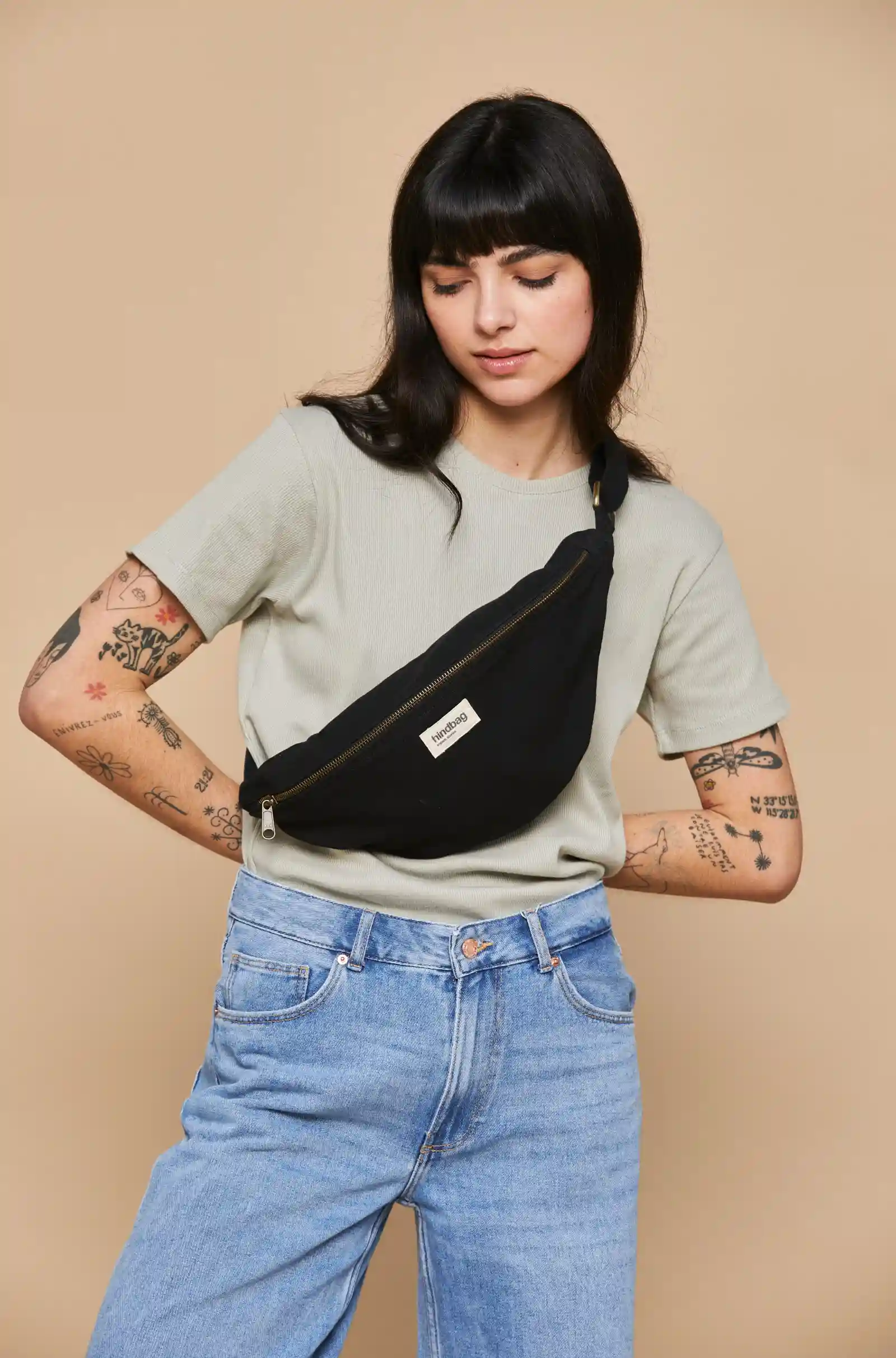 Sac banane L Sasha Noir