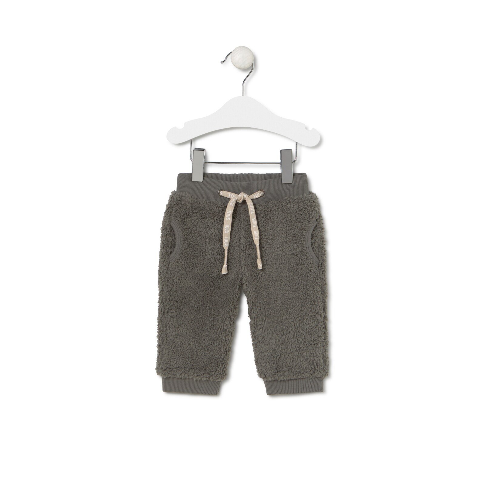 Pantalón deportivo de pelo Casual gris