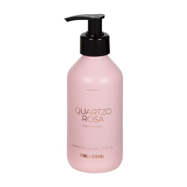 SABONETE LÍQUIDO QUARTZO ROSA 200 ML MINERALS