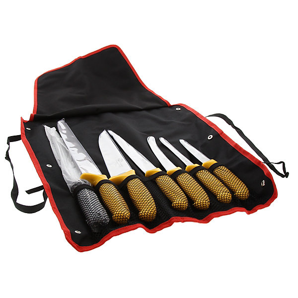 Ensemble 6 Couteaux, 1 Fusil, 1 Sac Convertible en Tablier - Pradel