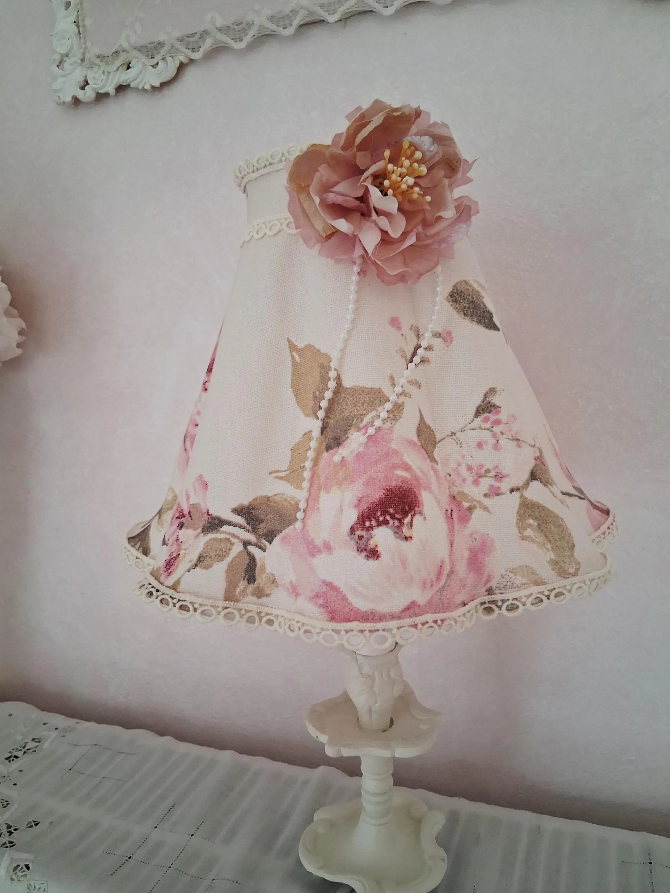 Unique lampshade + lamp base