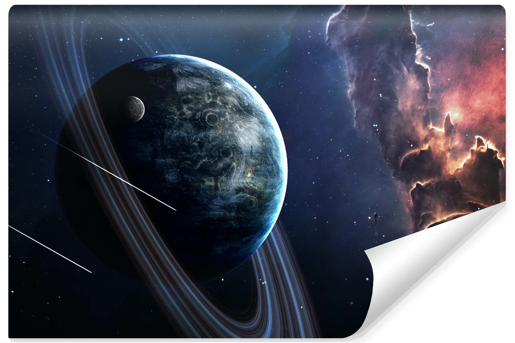 Fototapeta Młodzieżowa Planety W Kosmosie 3D 90x60cm
