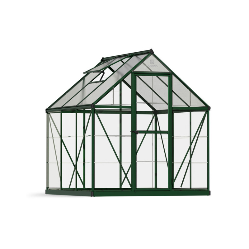 Serre en polycarbonate Hybrid verte 3,3 m² CANOPIA