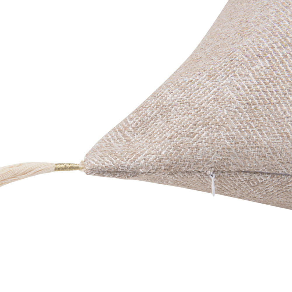 JULES - Coussin beige 60x60
