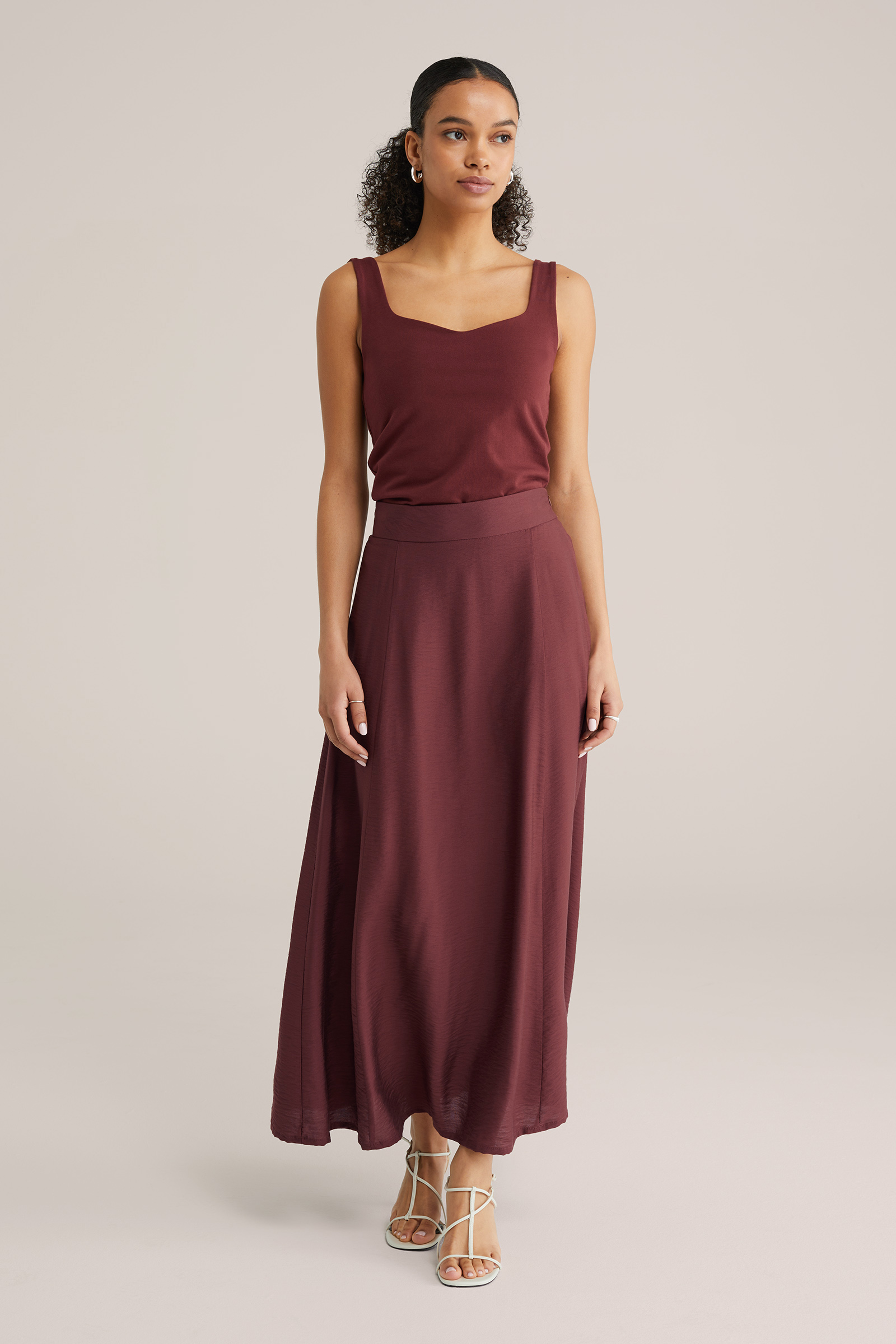 Dames singlet van katoen