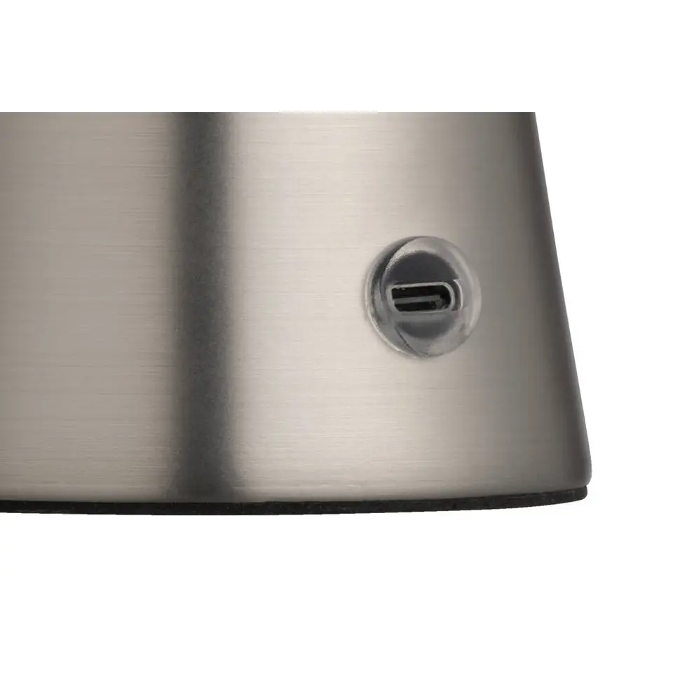 Tafellamp Eljereau - zilver - &Oslash;14 x 20,5 cm