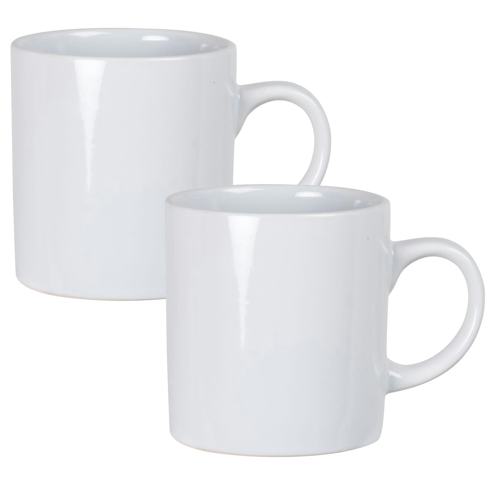 - Mug en grès blanc