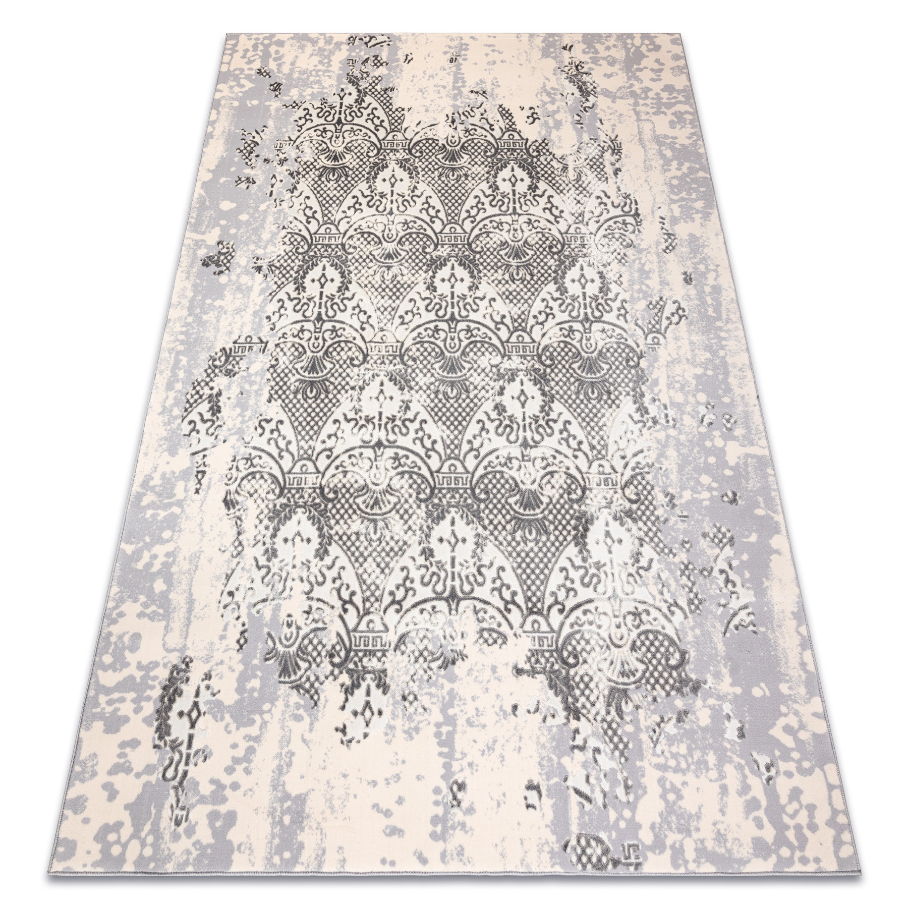 Dywan CORE W3824 Ornament Vintage - Strukturalny, dwa poziomy 80x150 cm