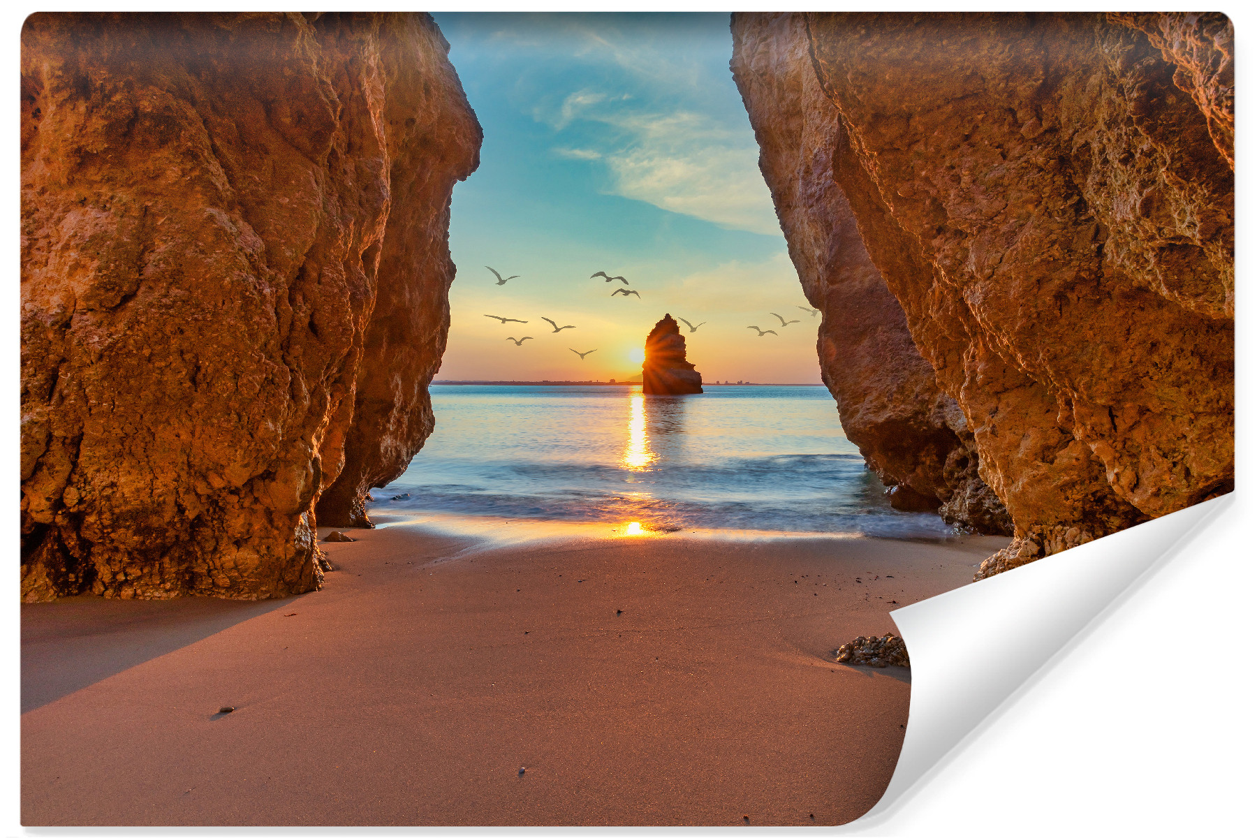 Fototapeta Do Sypialni Zachód Słońca Nad Oceanem 90x60cm
