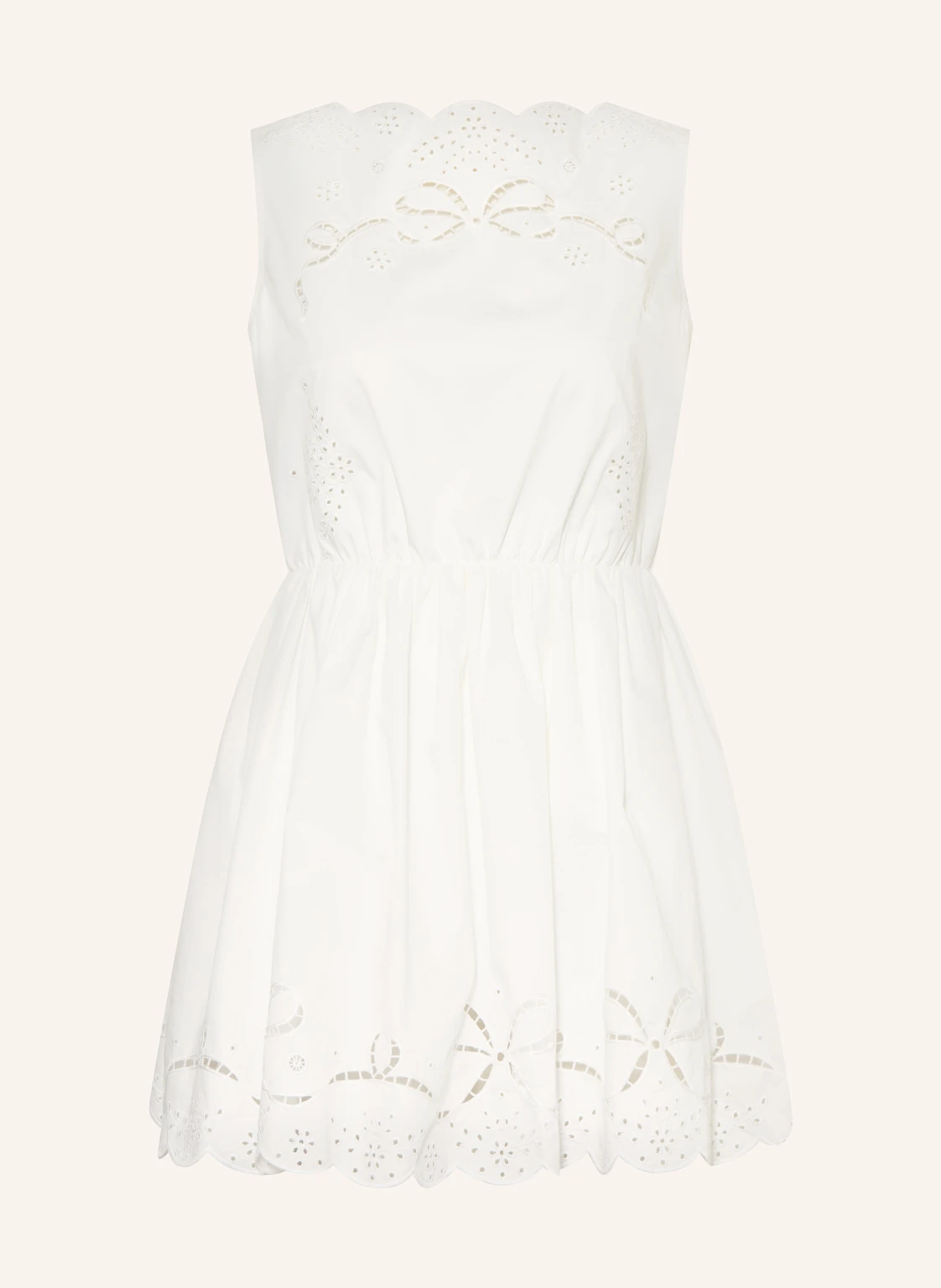 self-portrait Kleid mit Lochspitze