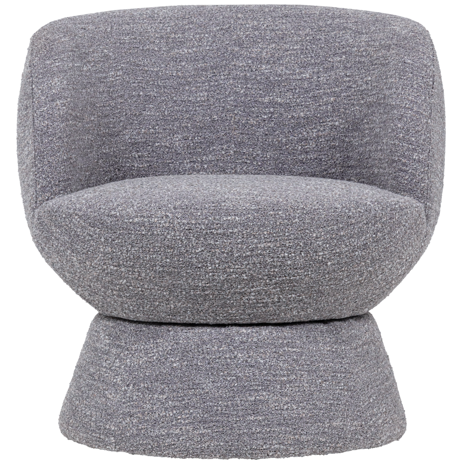 WOOOD draaifauteuil Shuffle - Melange - Grijs - 72x73x71