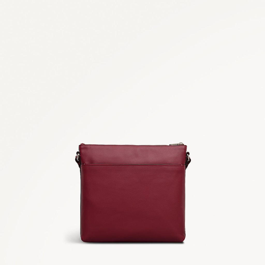 Pockets - Large Ziptop North-South Cross Body Bag