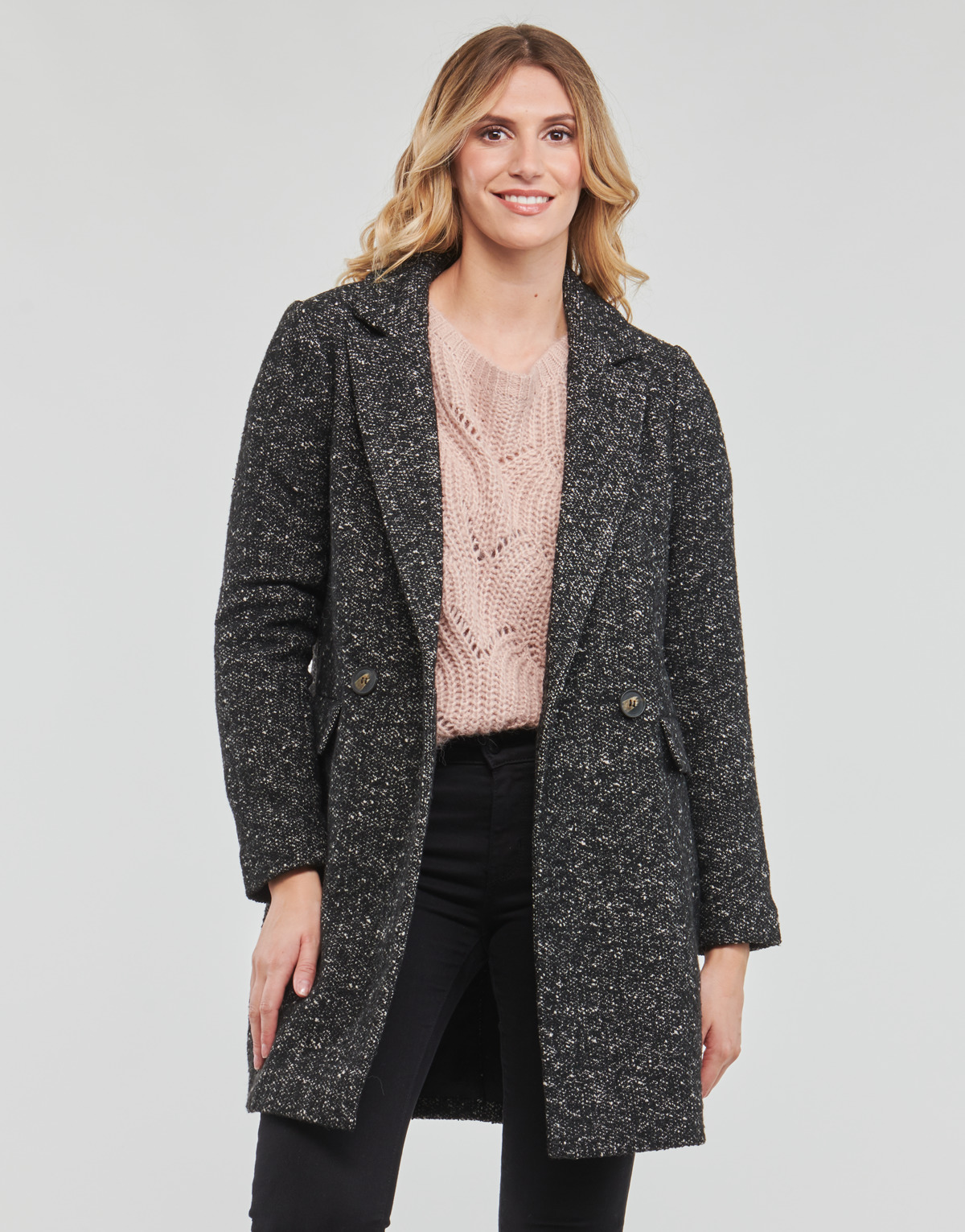 Only - ONLSELENA MINNA LIFE WOOL COAT SP CC OTW - Black