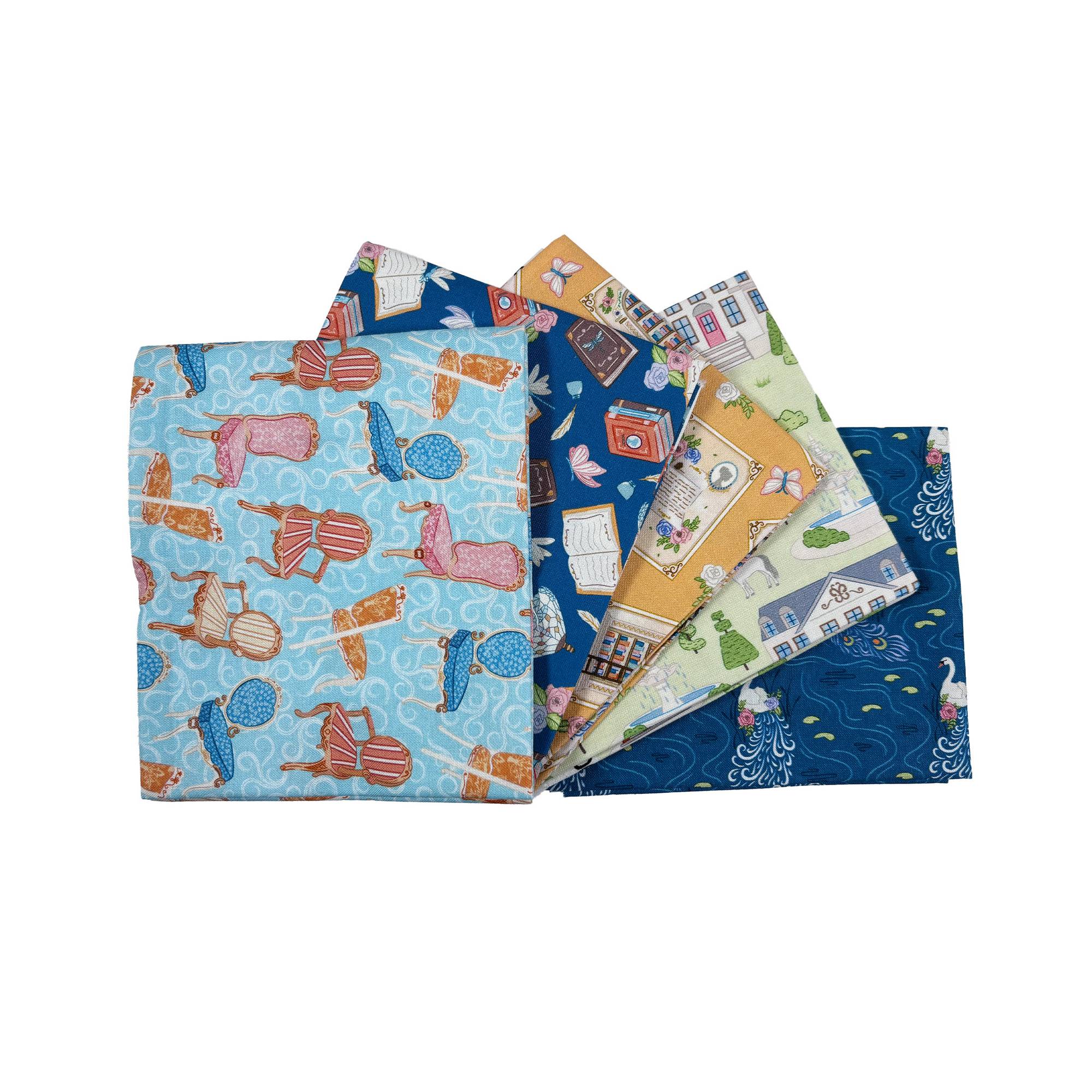 Austen’s Library Cotton Fat Quarters 5 Pack