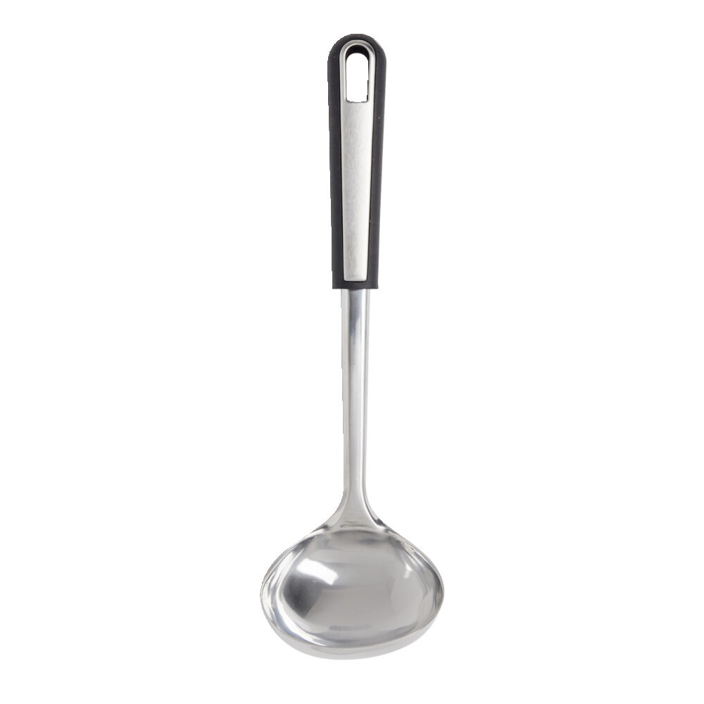 Louche en inox avec manche en plastique L.30cm