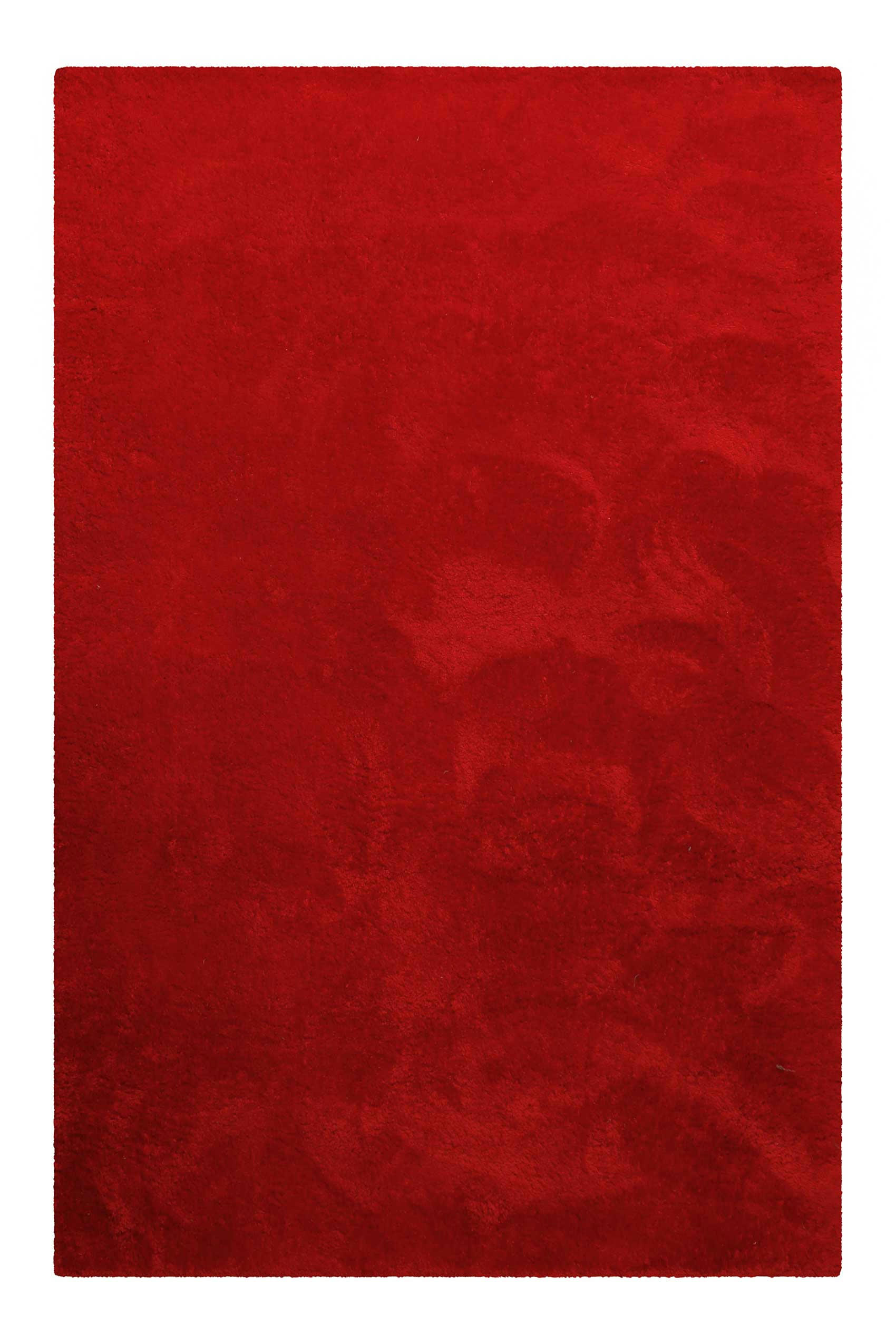 LOLA - Tapis à poils longs, confort moelleux, rouge  70x140