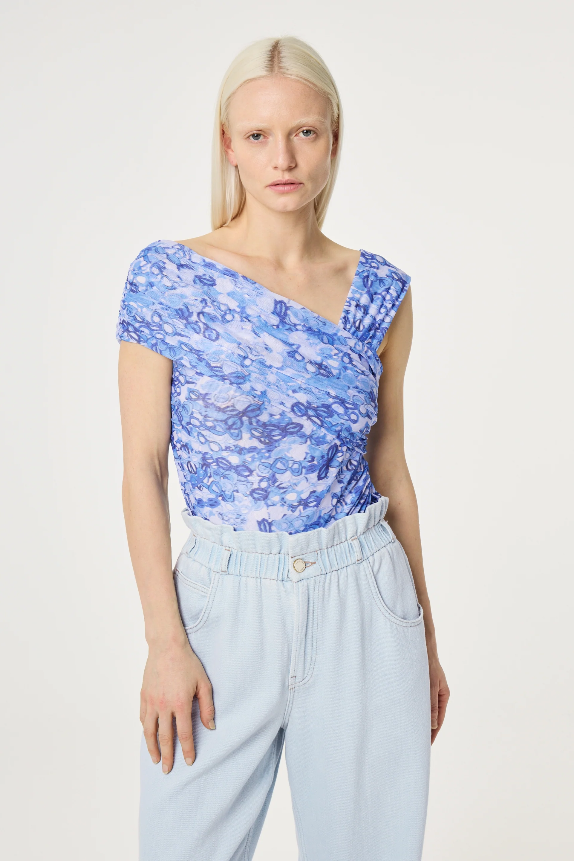 Bora Top | Blue/Cosy White