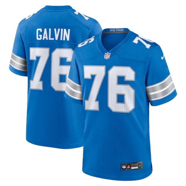 Connor Galvin Detroit Lions Nike Team Game Jersey -  Blue