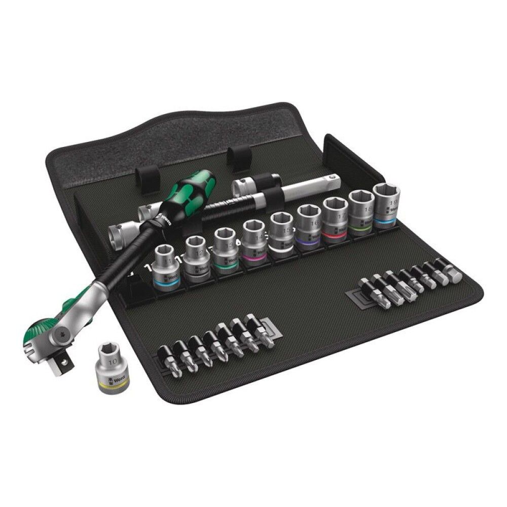SKRALLESKAFTSETT WERA 1/2" 28 DELER