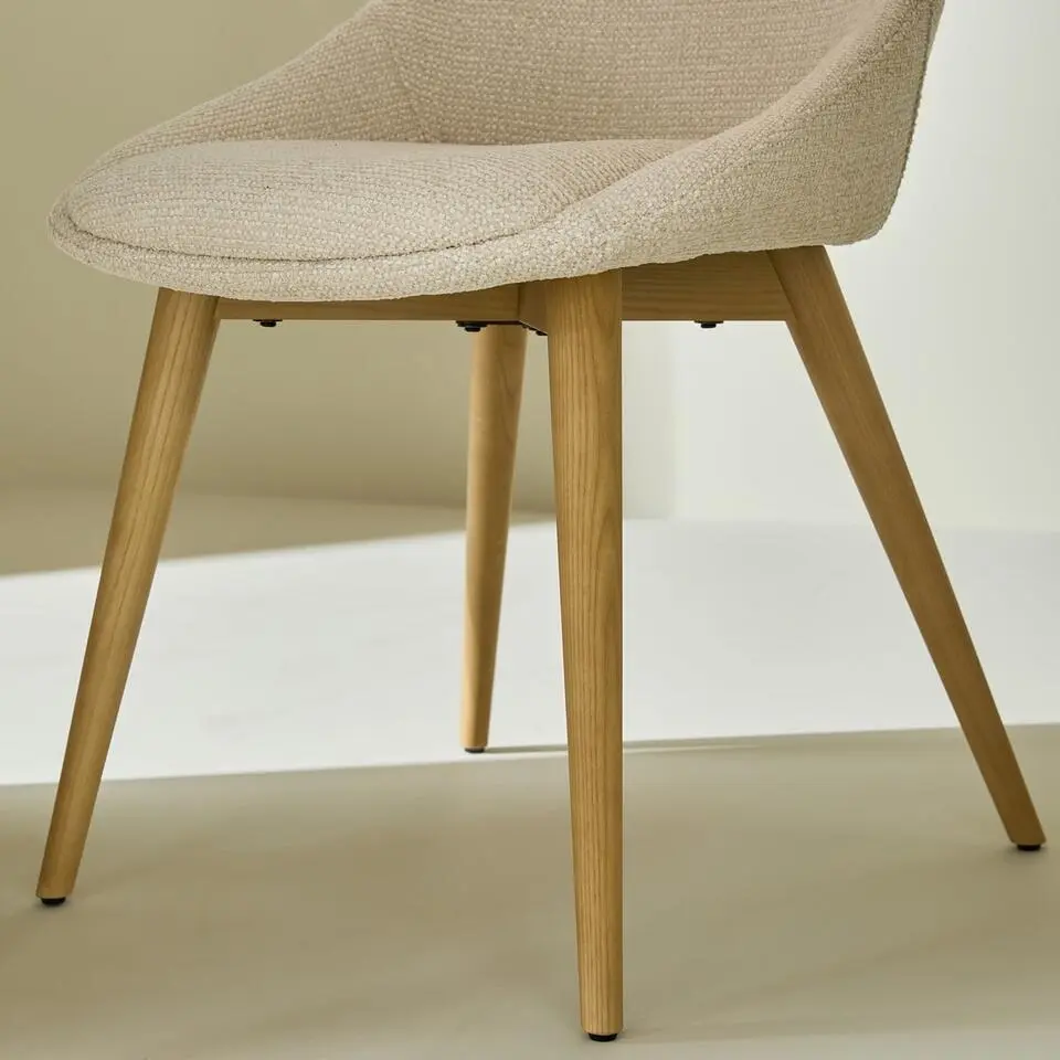 Signature - ALBA Eetkamerstoel - Beige - 82x55x61,5 cm