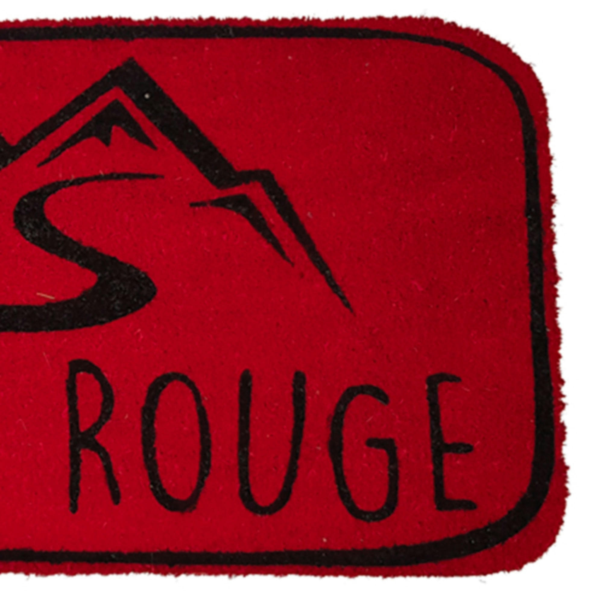 - Paillasson en coco piste rouge - 40x70cm