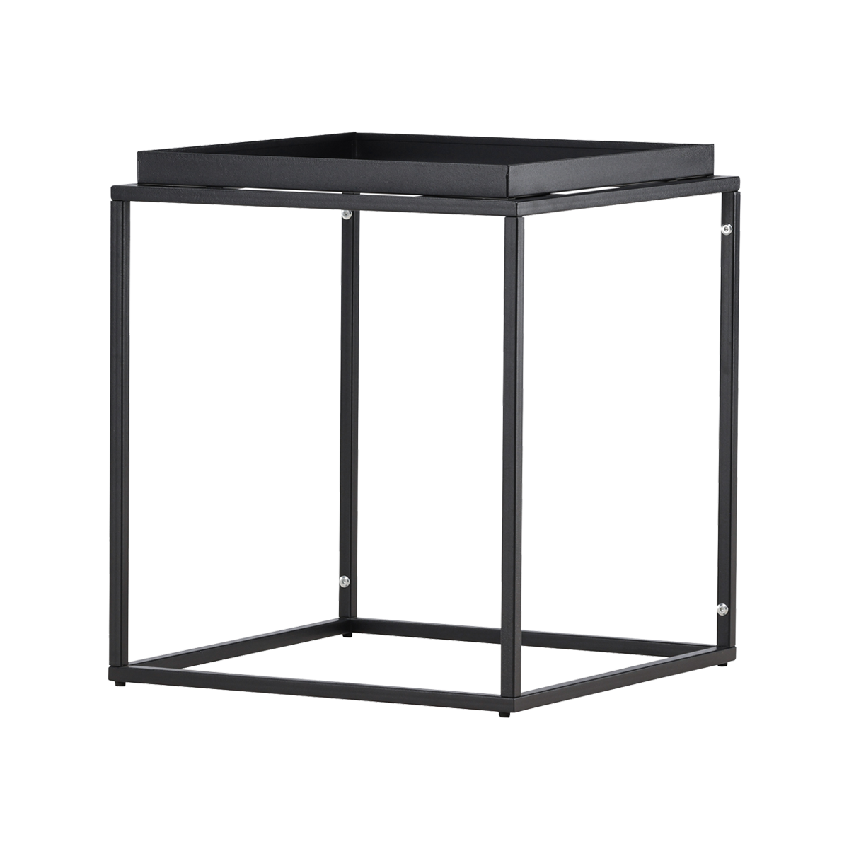 Nest living Ferre Metalen Bijzettafel 45 x 45 cm - Zwart