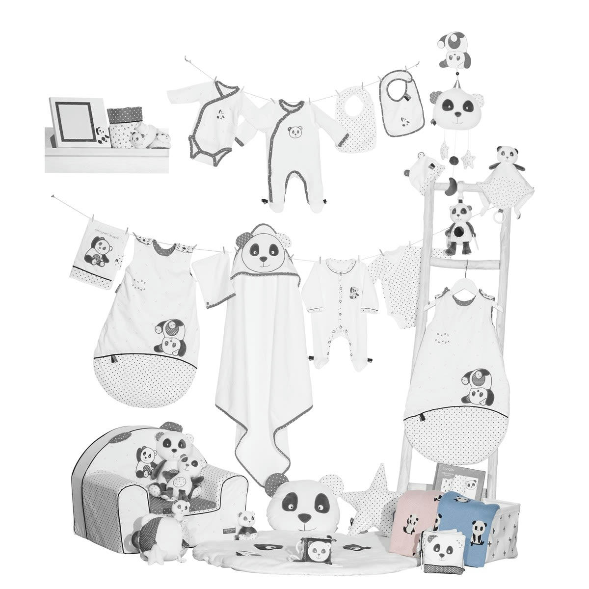 CHAO CHAO - Cadre photo en bois blanc