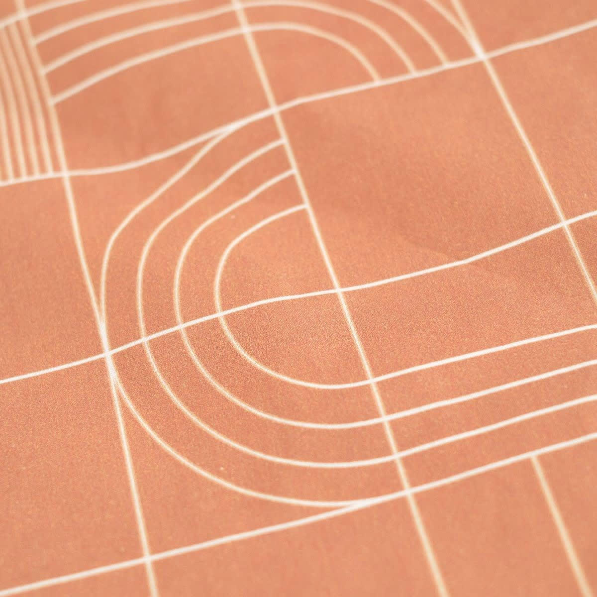 - Parure de lit en Coton Orange 260x240 cm