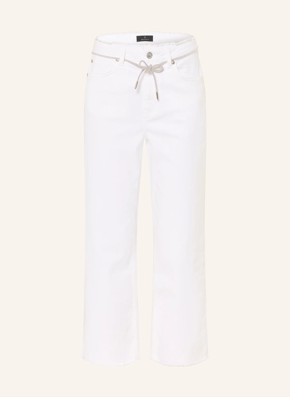 monari Cropped Jeans mit Schmucksteinen