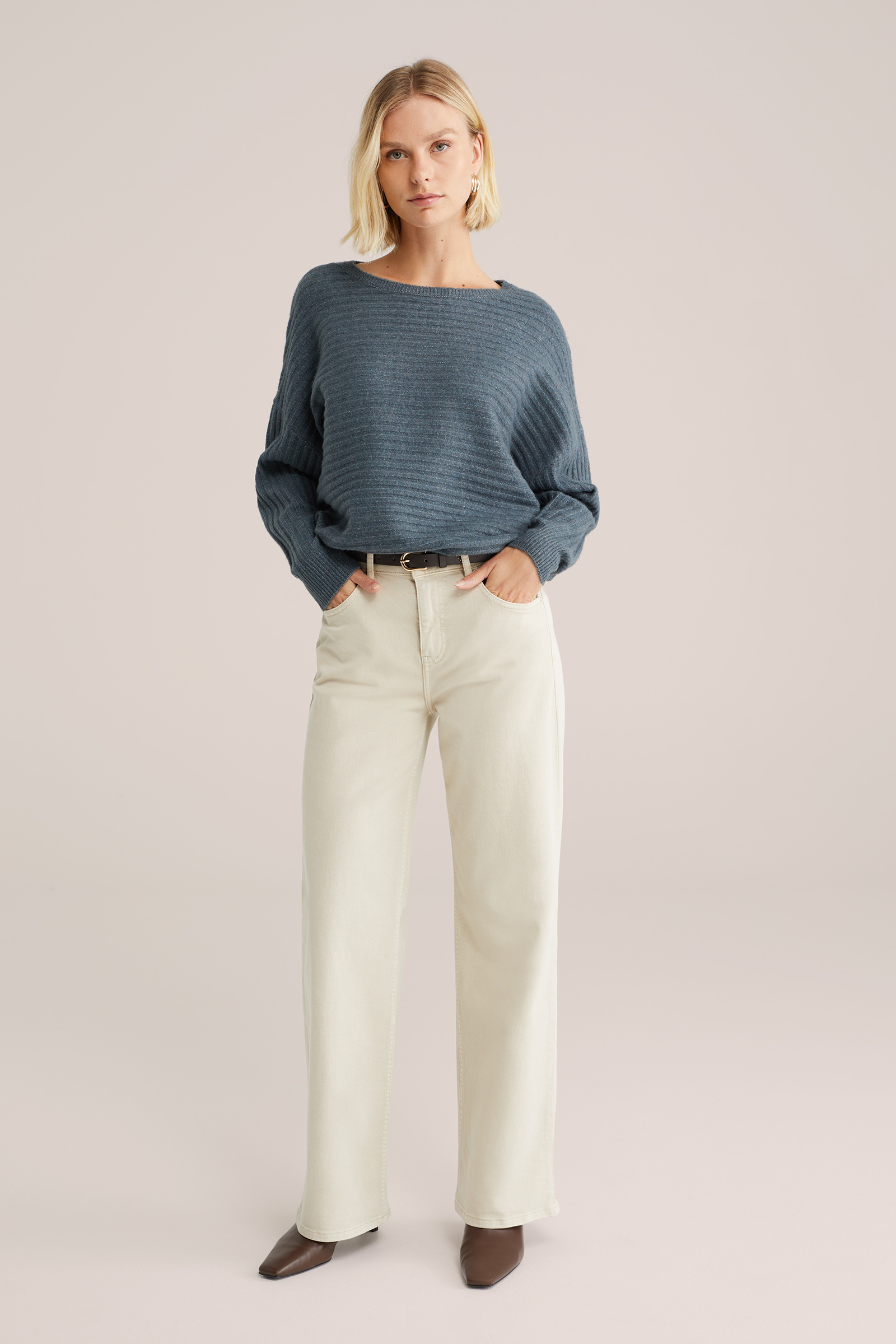 Dames trui met structuur