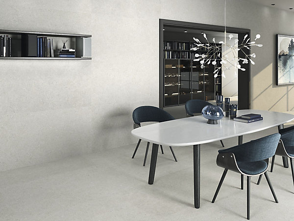 Carrelage Aspect bétonBruch gris clair antiderapant R-11 60x60 cm