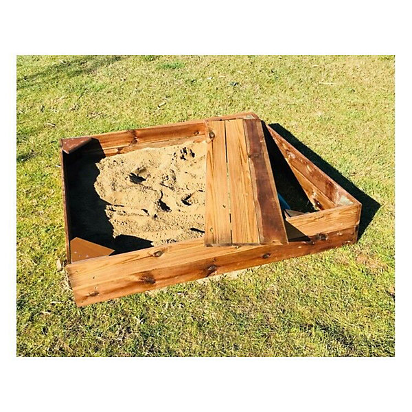 Bac à sable en bois Masgames KASSI avec banc-tiroir Rectangulaire