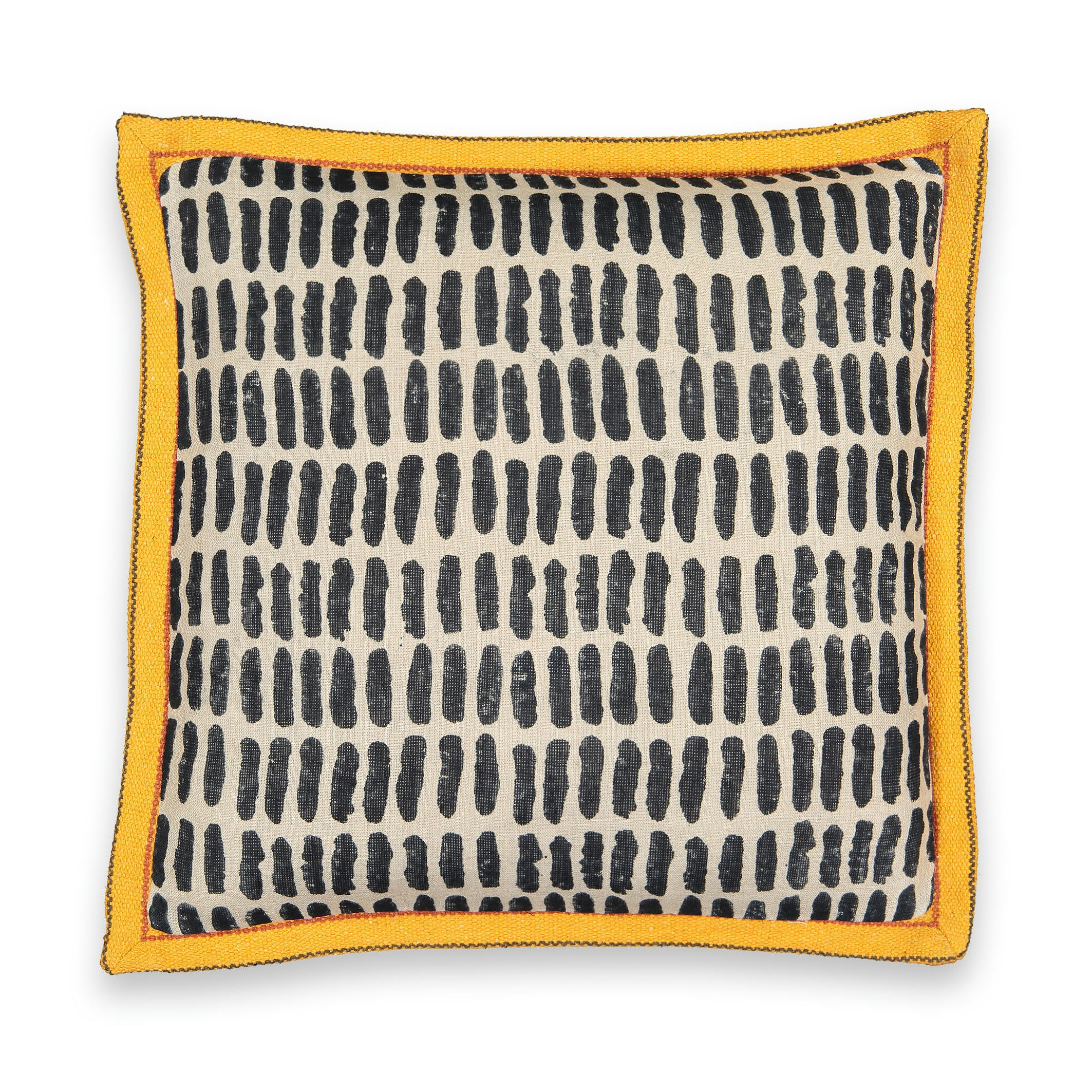 Housse de coussin lin imprimé Zelya