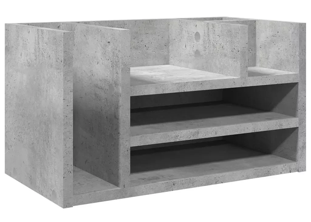 Klasyczny stojący organizer na biurko beton - Rivro