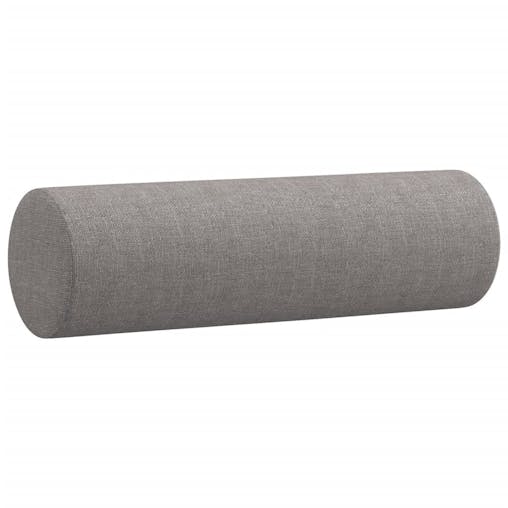 NNEVL Throw Pillows 2 pcs Light Grey &Oslash;15x50 cm Fabric