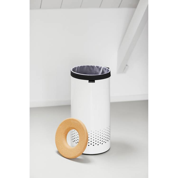 Brabantia 35 Litre Laundry Container Lid Bin - White
