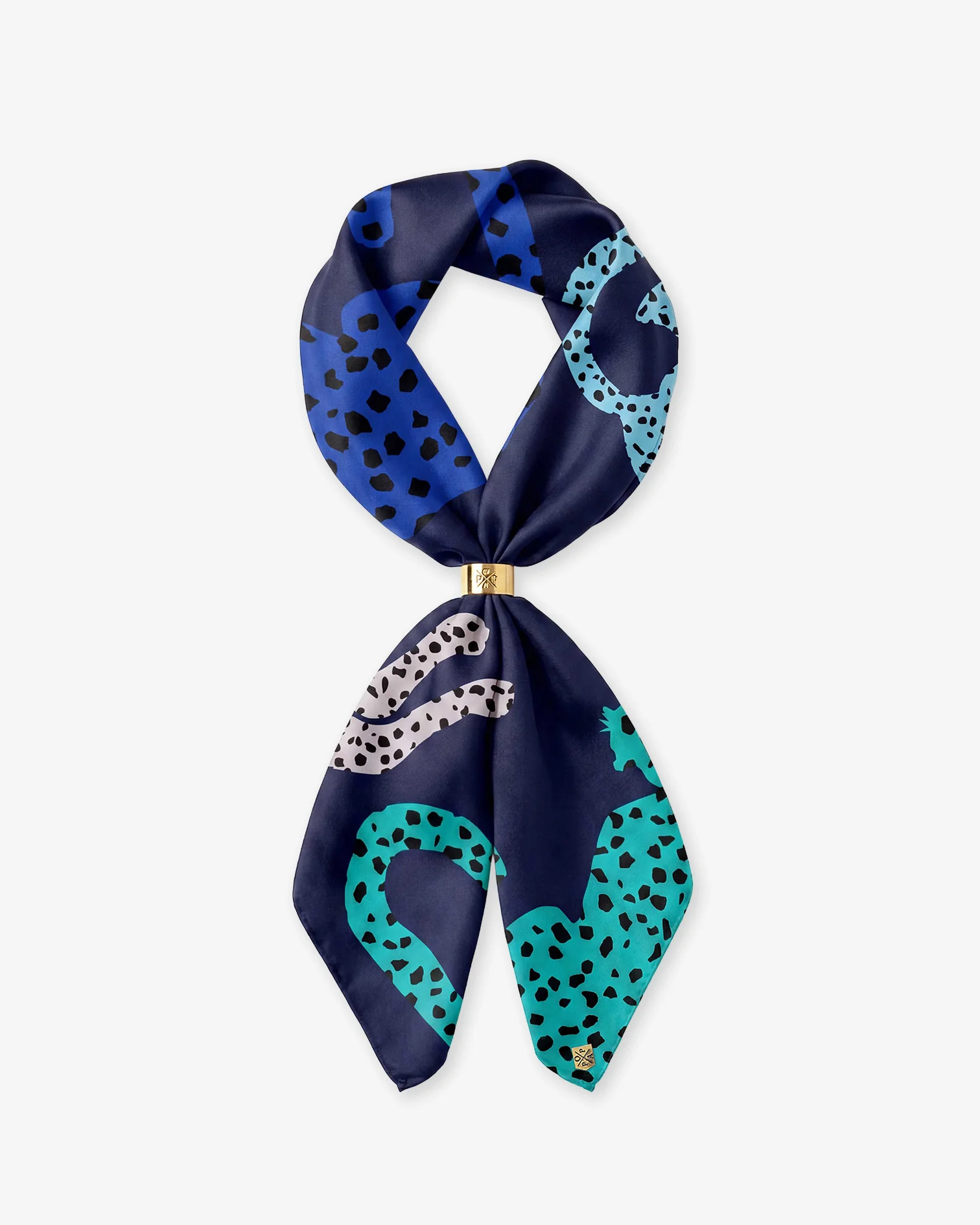 Pañuelo Animal Azul