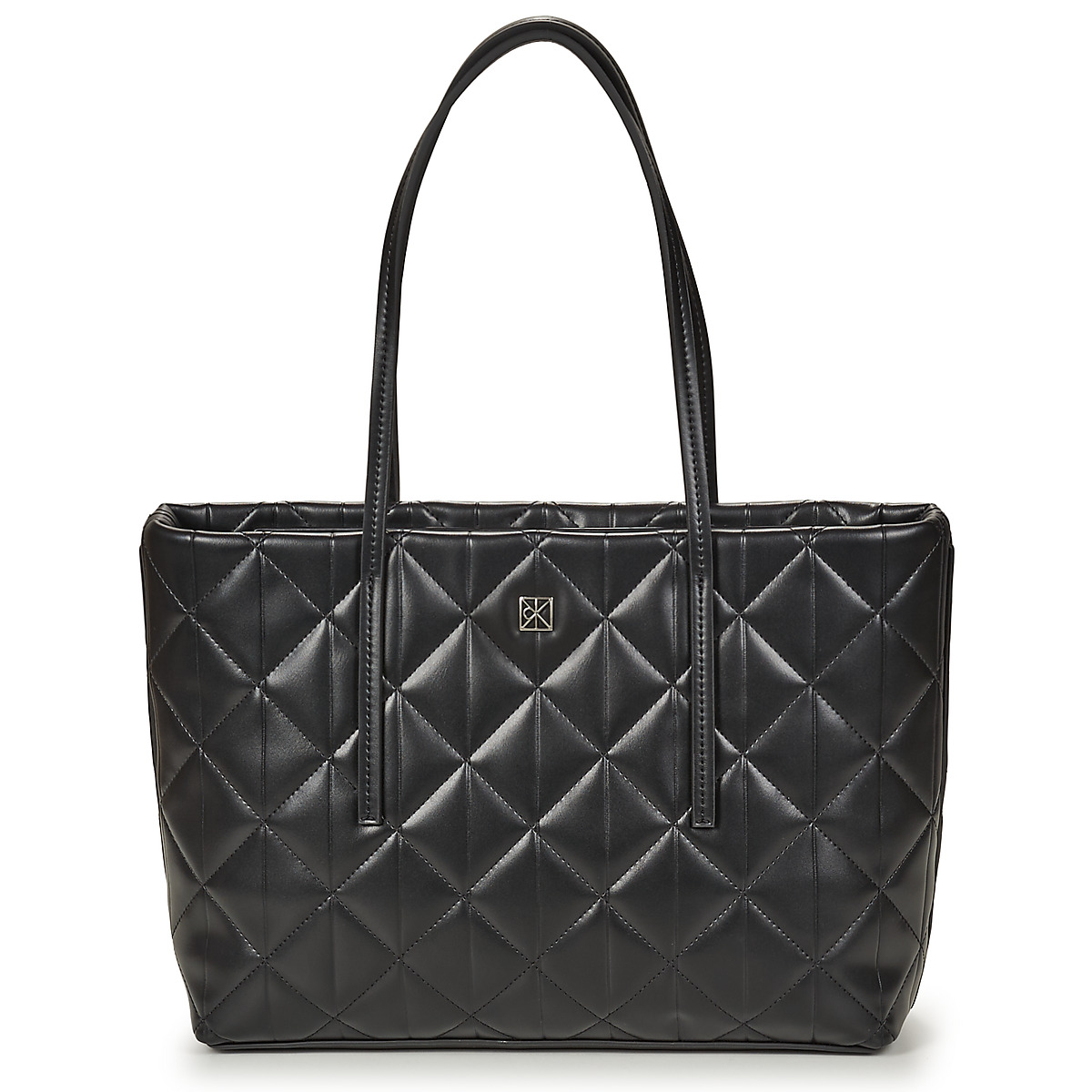 Calvin Klein Jeans - QUILTED SMALL TOTE - Black